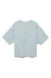 Mango Cotton Blend Terry T-shirt