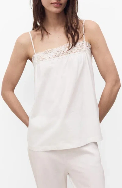 Mango Cotton Camisole In Multi