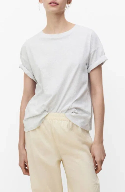 Mango Cotton Crewneck T-shirt