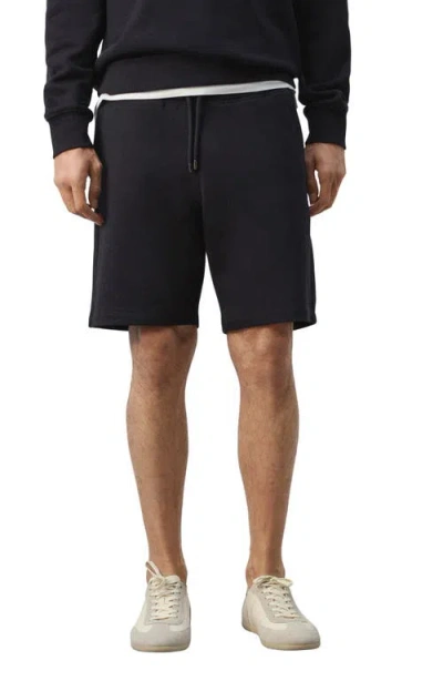 Mango Cotton Drawstring Shorts In Black