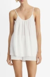 Mango Cotton Gauze Camisole In White