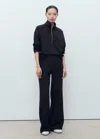 Mango Cotton Jogger-style Trousers Navy In Black