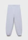 Mango Jogging Coton Taille Élastique Bleu Ciel - Enfants - 13-14 Ans -  Kids In Blue