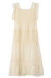 Mango Cotton Lace Nightgown In Neutral