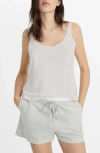 Mango Cotton Lounge Camisole In Gray