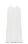 Mango Cotton Nightgown In White