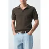 Mango Cotton Piqué Polo In Brown