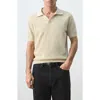 Mango Cotton Piqué Polo In Brown