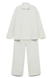 Mango Cotton Stretch Gingham Pajamas In Sky Blue
