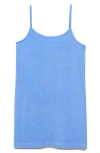 Mango Cotton Terry Tank In Blue