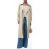 Mango Cotton Trench Coat In Neutral