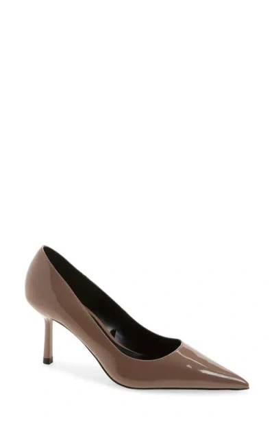 Mango Court Pointed Toe Pump In Brown