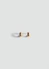 Mango Volume Hoop Earrings Gold