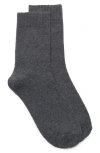 Mango Crew Socks In Gray