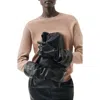 Mango Crewneck Cashmere Sweater In Brown