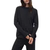 Mango Crewneck Cashmere Sweater In Black