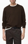 Mango Crewneck Cotton Sweater In Chocolate