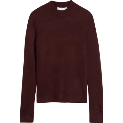 Mango Crewneck Sweater In Brown