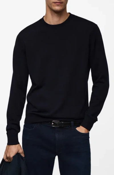 MANGO MANGO CREWNECK WOOL SWEATER