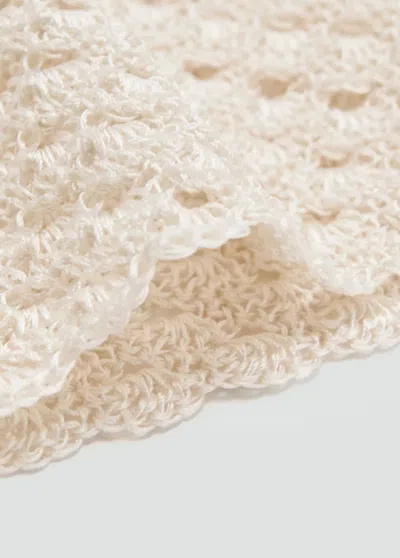 Mango Crochet Hat In Sand