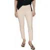 Mango Crop Skinny Trousers Ecru In Ecru