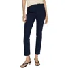 Mango Crop Skinny Pants In Navy