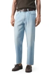 Mango Sammy Cropped Carrot-fit Jeans In Light Blue