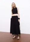 Mango Crop Top With Bow On The Back Black