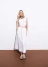 Mango Crop Top With Bow On The Back White