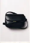 Mango Sac Bandoulière Rabat Noir - Femme - Taille Unique -  In Black