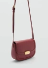 Mango Crossbody Bag With Flap Cherry In Cherry