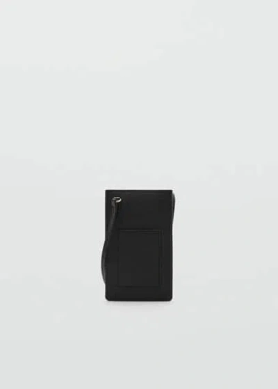 Mango Crossbody Mobile Case Black