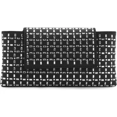 Mango Crystal Embellished Shoulder Bag In Black