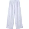 Mango Crystal Embellished Stripe Drawstring Pants In Multi