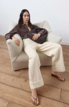 Mango Cuffed Balloon Jeans In White