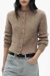 Mango Damita Cardigan In Sand
