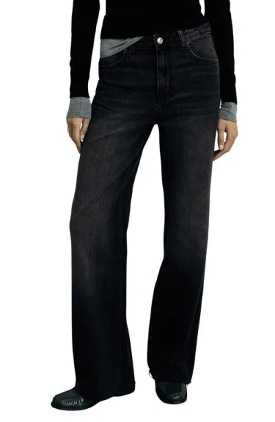 MANGO MANGO DANILA WIDE LEG JEANS