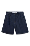 Mango Dart Bermuda Shorts In Blue