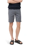 Mango Denim Bermuda Shorts In Gray
