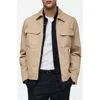 Mango Denim Jacket With Pockets In Beige