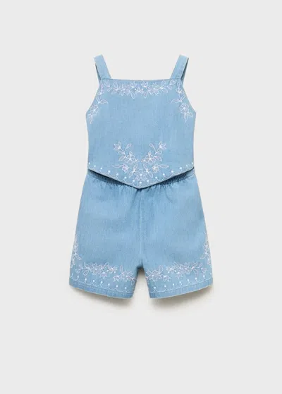 Mango Combinaison Bleu Moyen - Enfants - 13-14 Ans -  Kids