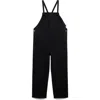 Mango Denim Maternity Overalls In Black Denim