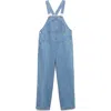 Mango Denim Maternity Overalls In Medium Blue
