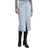 Mango Denim Midi Skirt