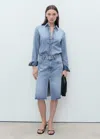 Mango Denim Midi-skirt