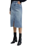 MANGO MANGO DENIM MIDI SKIRT