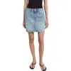 Mango Short Denim Skirt Medium Blue In Blue