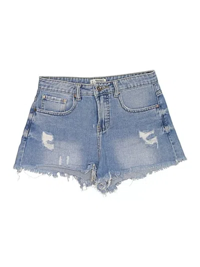 Pre-owned Mango Denim Shorts In Blue