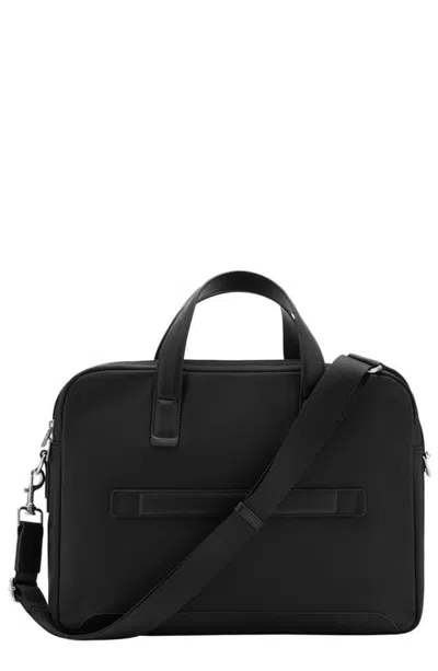 Mango Detachable Strap Tote Bag In Black