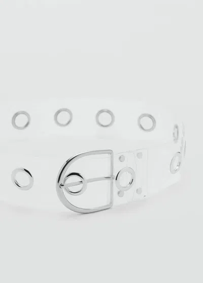 Mango Ceinture Gris Glacé - Femme - L -